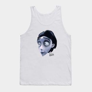 Corpse Bride Victor Van Dort The Groom Big Face Tank Top